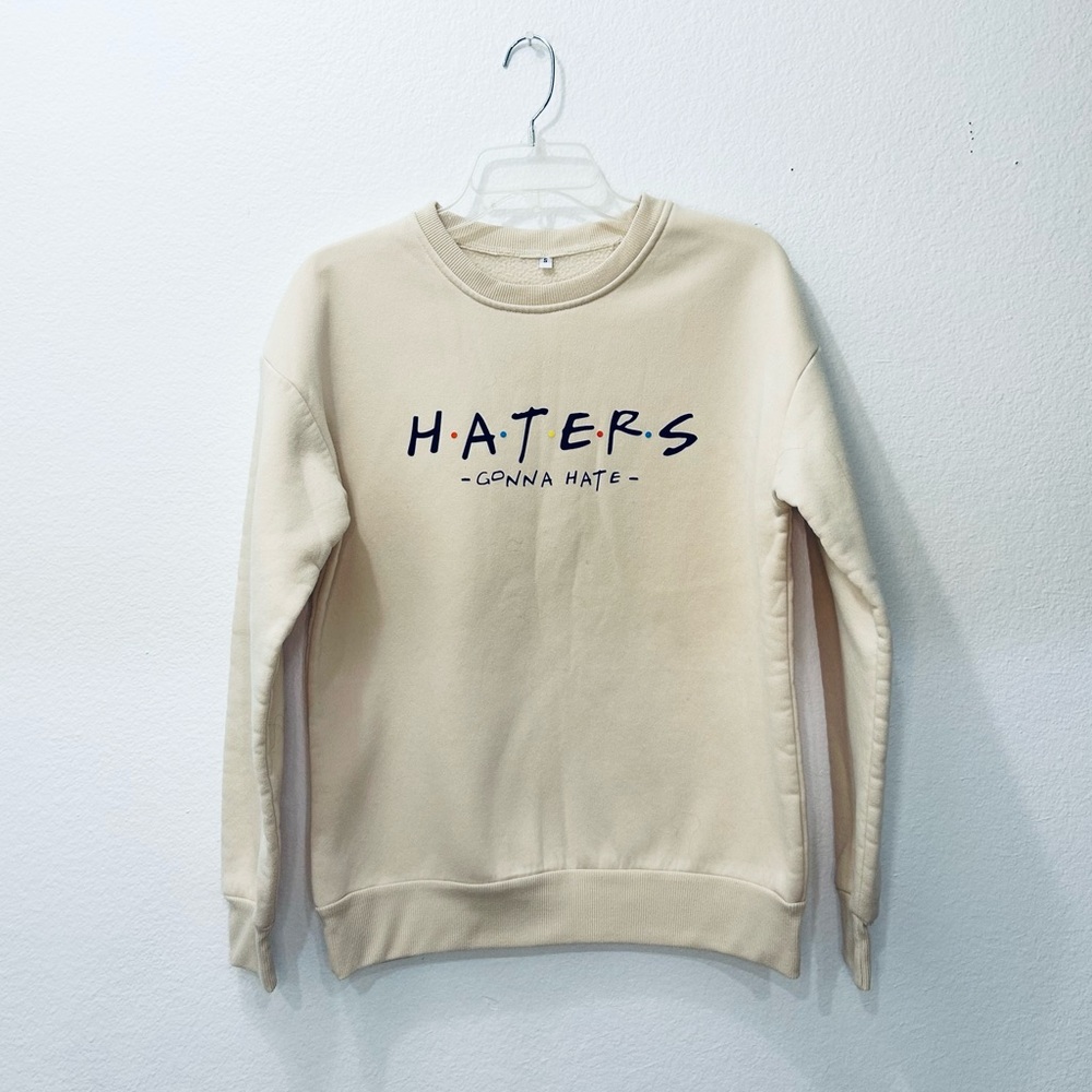 Cream Unisex Graphic Sweatshirt
